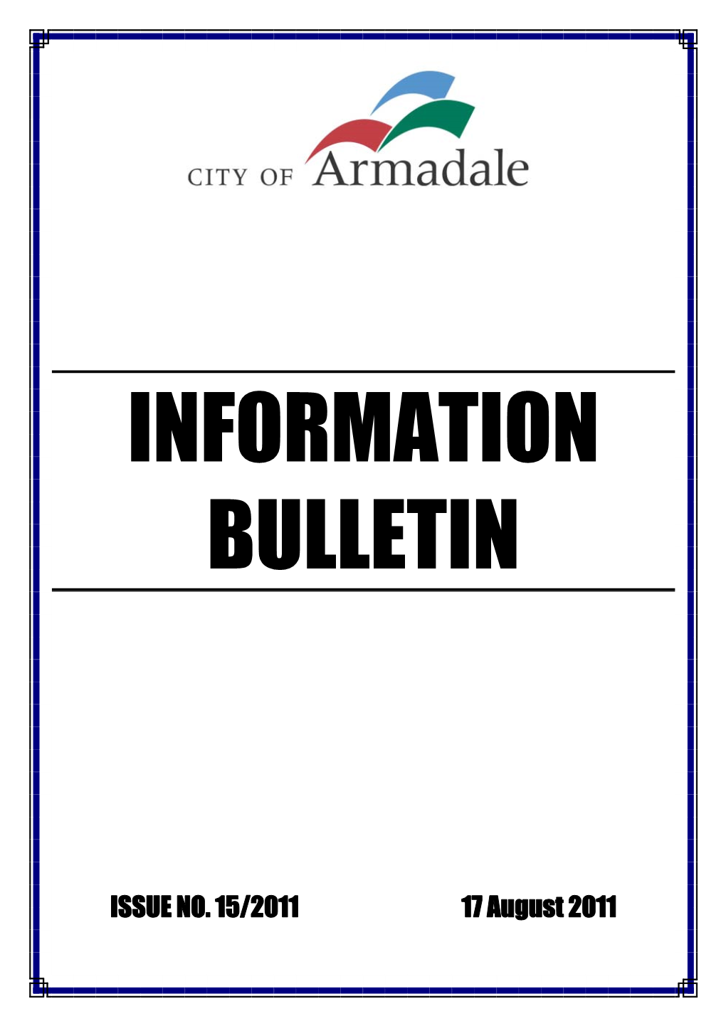 Issue No. 15/2011 Bulletin