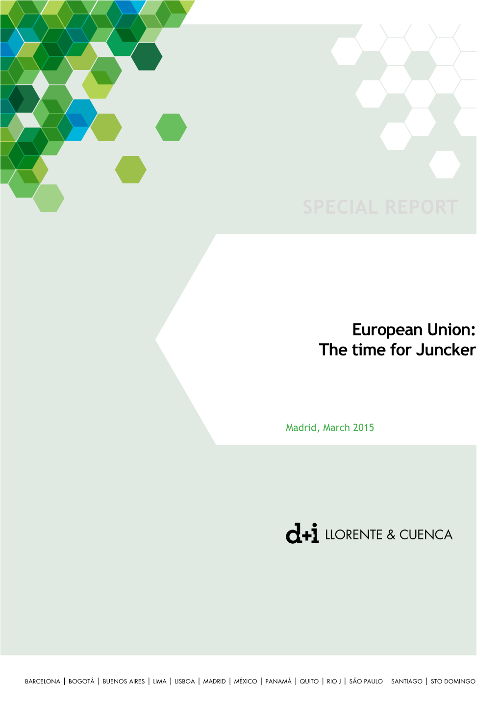 European Union: the Time for Juncker