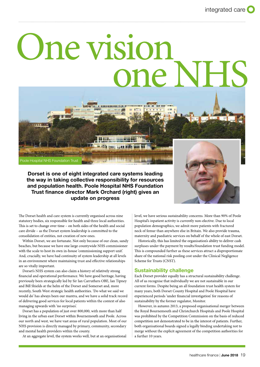 Integrated Care One Vision One NHS