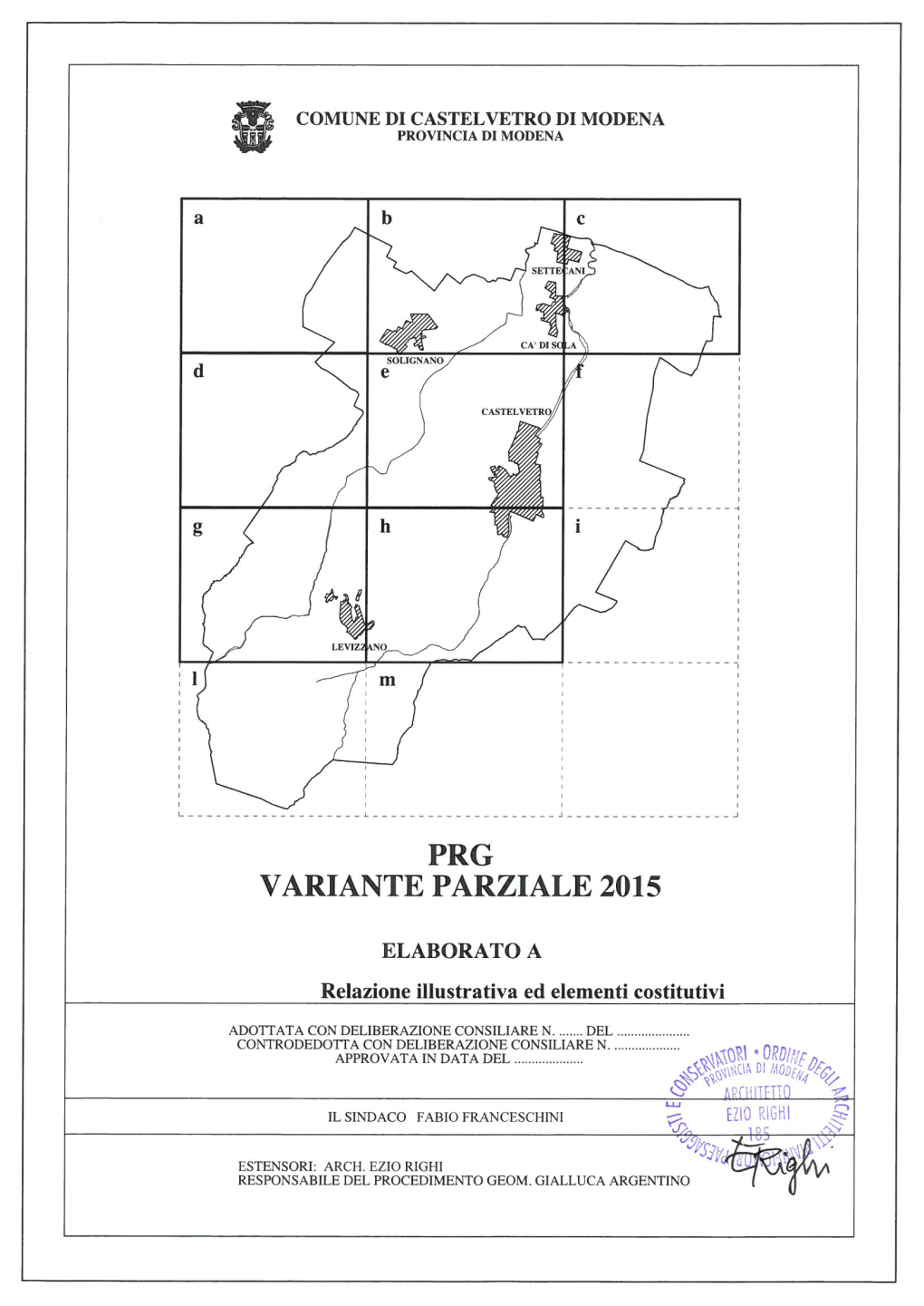 PSC Campogalliano: Documento