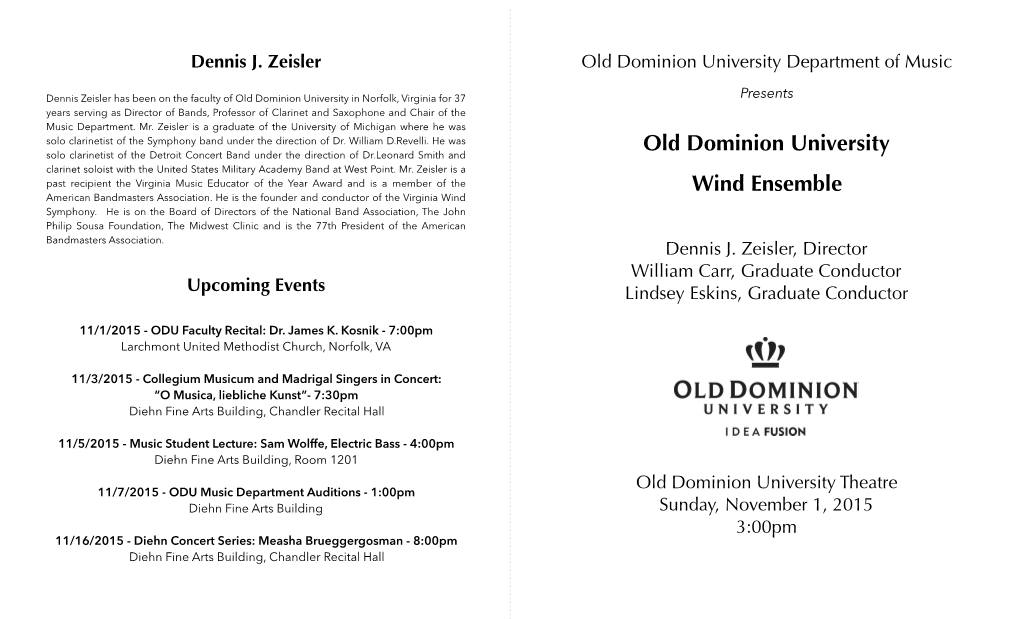 Old Dominion University Wind Ensemble