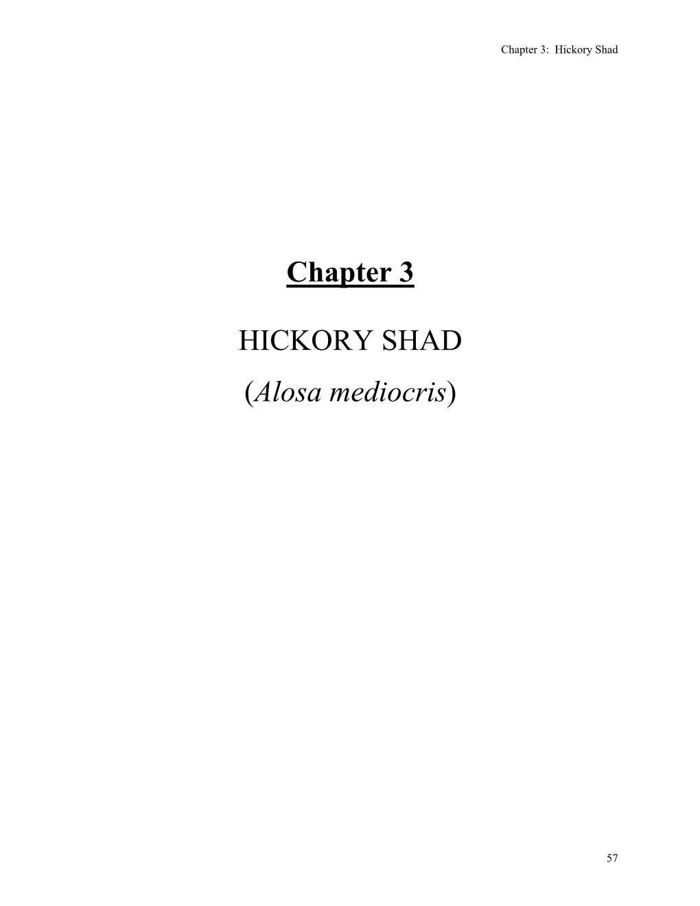 Ch. 3. Hickory Shad