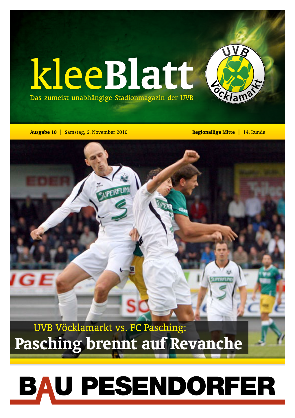 Kleeblatt Das Zumeist Unabhängige Stadionmagazin Der UVB