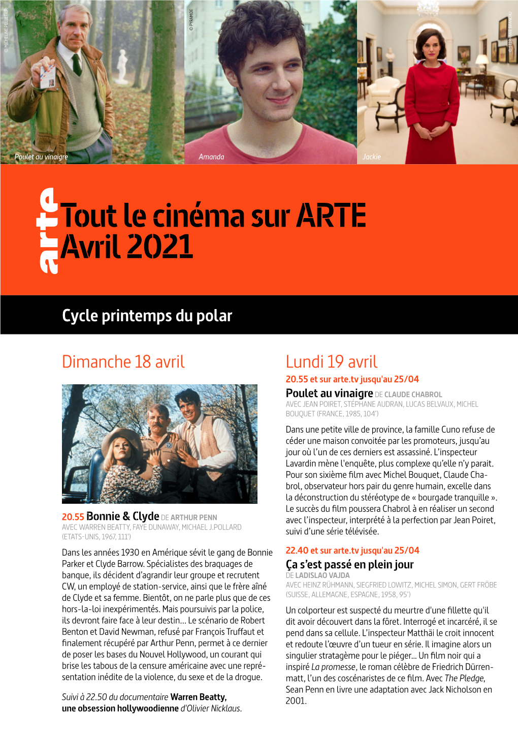 Tout Le Cinéma Sur ARTE Avril 2021