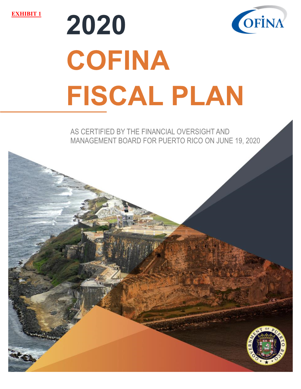 2020 Cofina Fiscal Plan