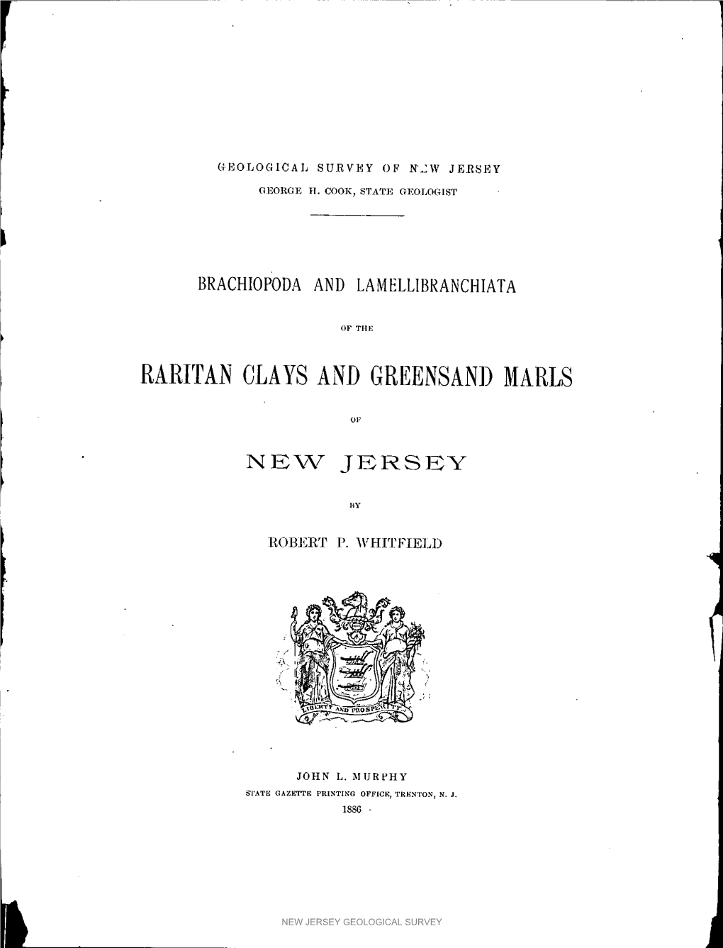 Paleontology of New Jersey. Volume I. Brachiopoda And