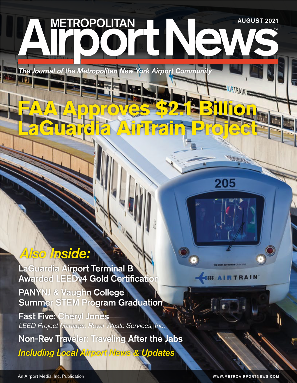 METROPOLITAN AIRPORT NEWS AUGUST 2021 We Are Here to Help Elevate Your Operation to the Next Level of Success