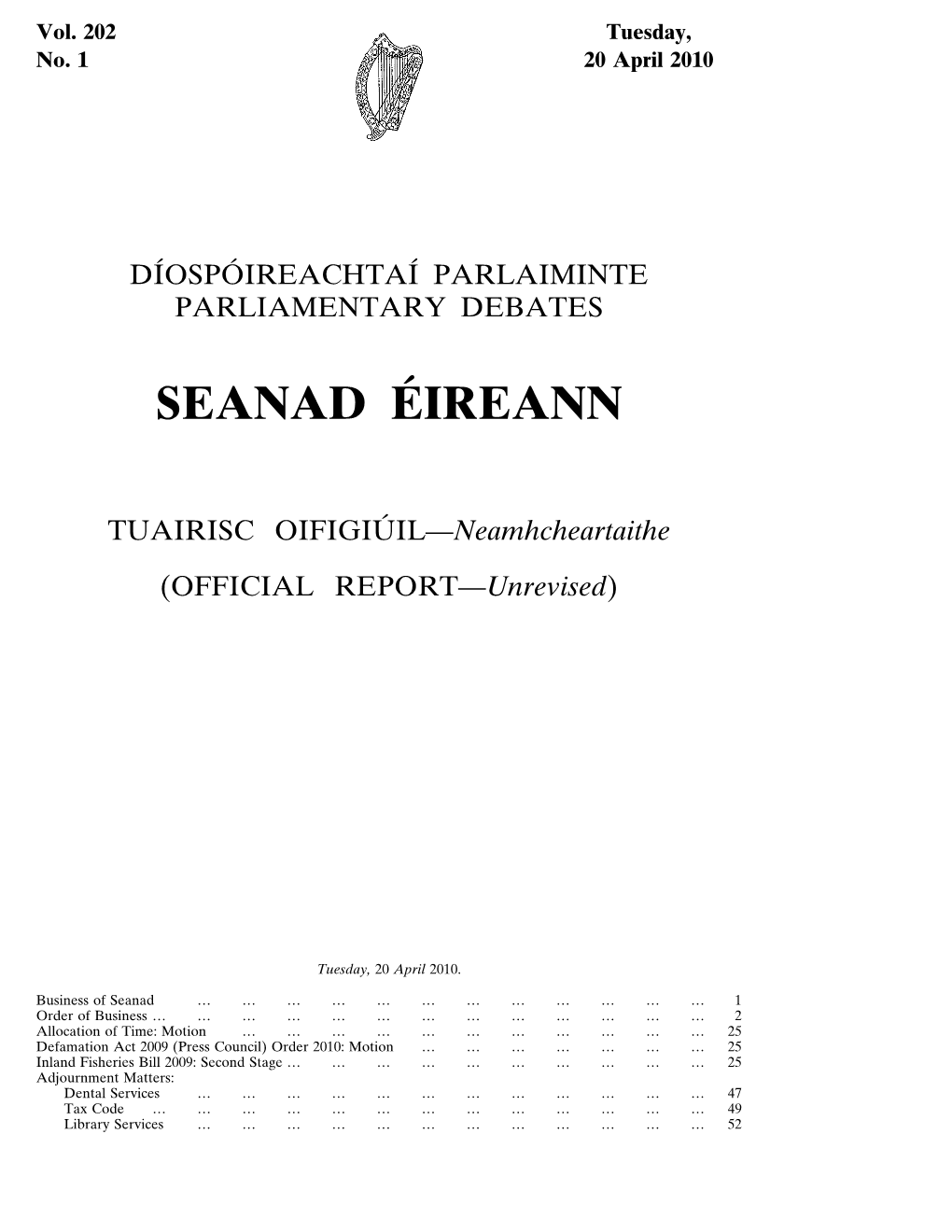 Seanad Éireann