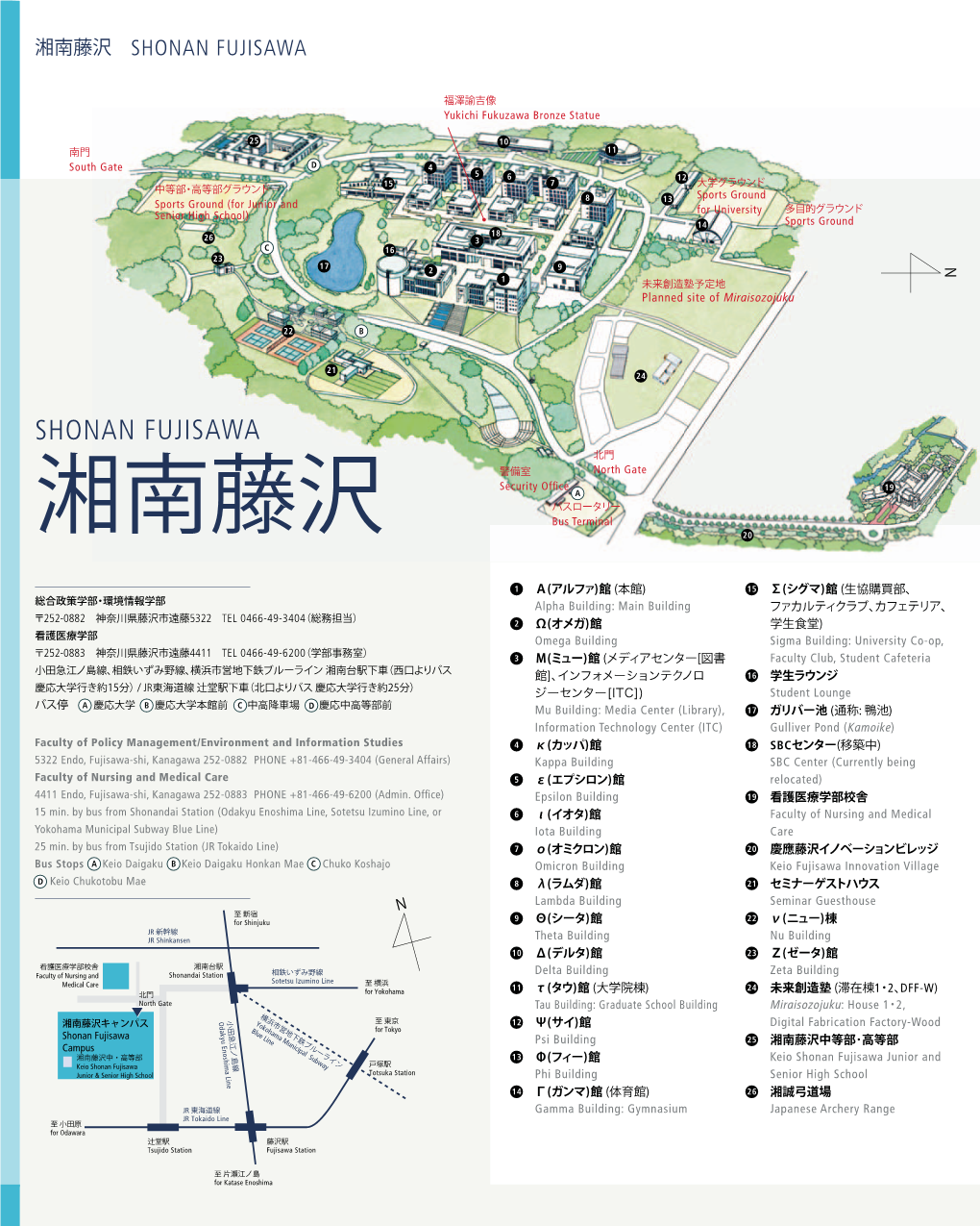 Map Shonan Fujisawa.Pdf