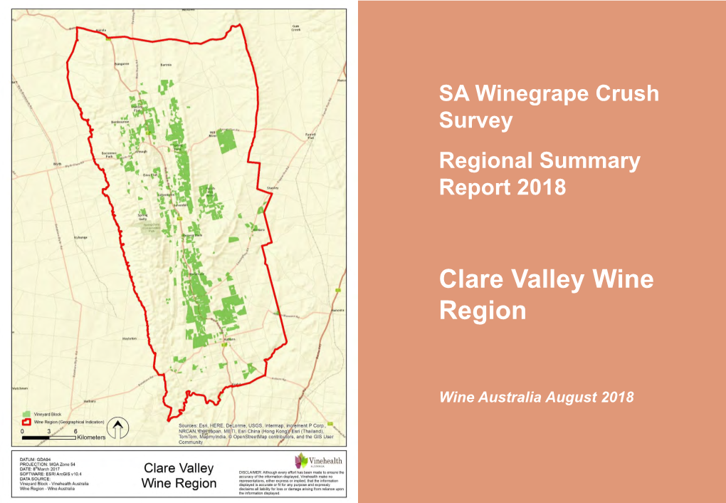 Clare Valley Wine Region