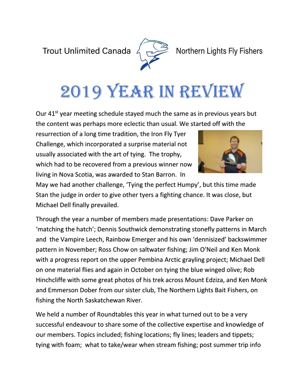 2019 Year in REVIEW