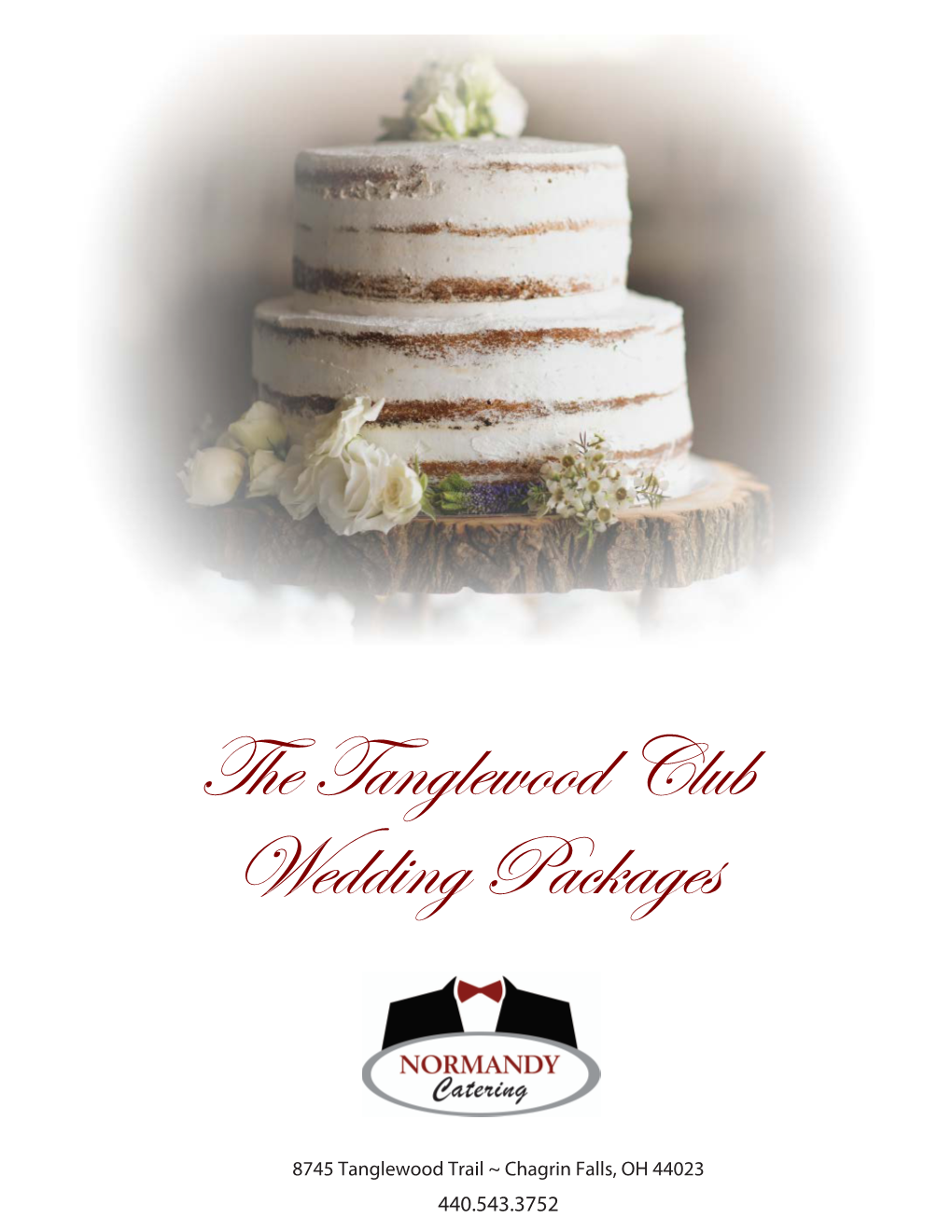 The Tanglewood Club Wedding Packages