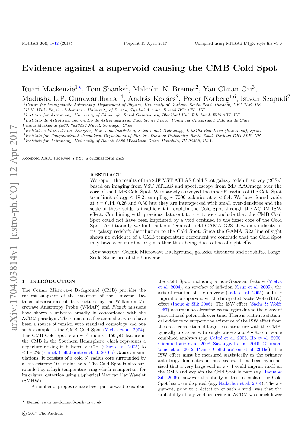 Evidence Against a Supervoid Causing the CMB Cold Spot