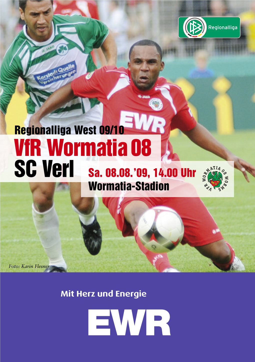 Vfr Wormatia 08, Sehr Geehrte Gäste Zum Saisonauftakt Gegen Den SC Verl Begrüßen Wir Sie Sehr Herzlich