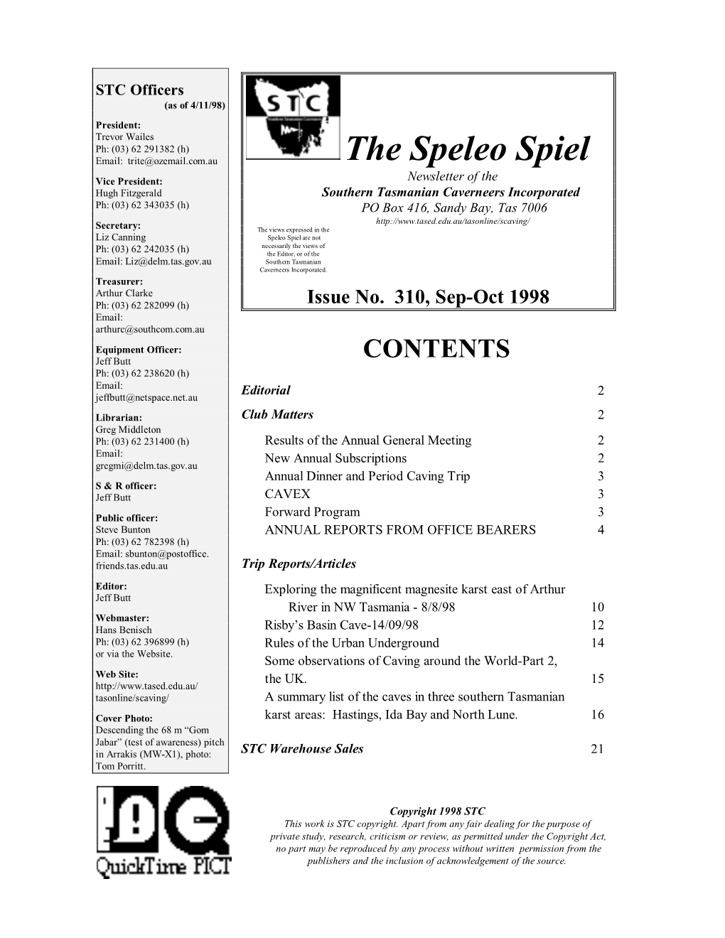 The Speleo Spiel