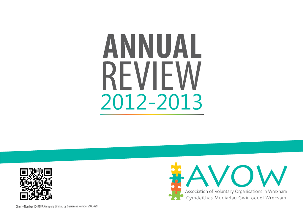 AVOW 2012-2013 ANNUAL REVIEW 1 Charity Number 1043989