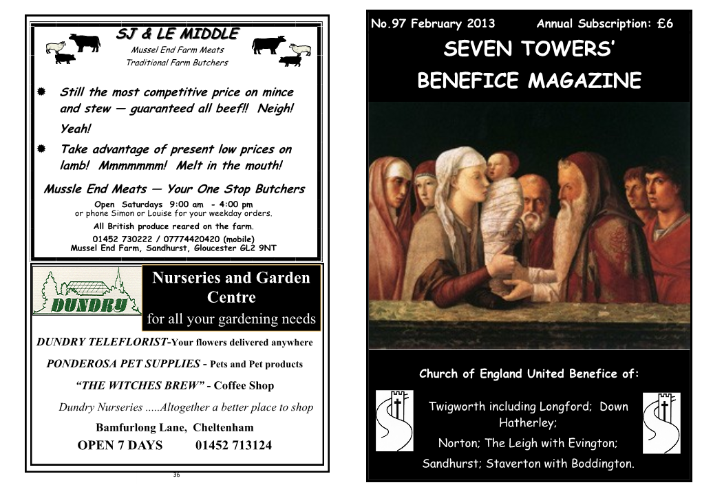Seven Towers' Benefice Magazine