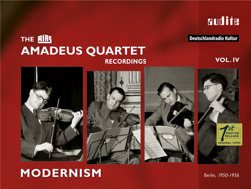 Modernism Amadeus Quartet