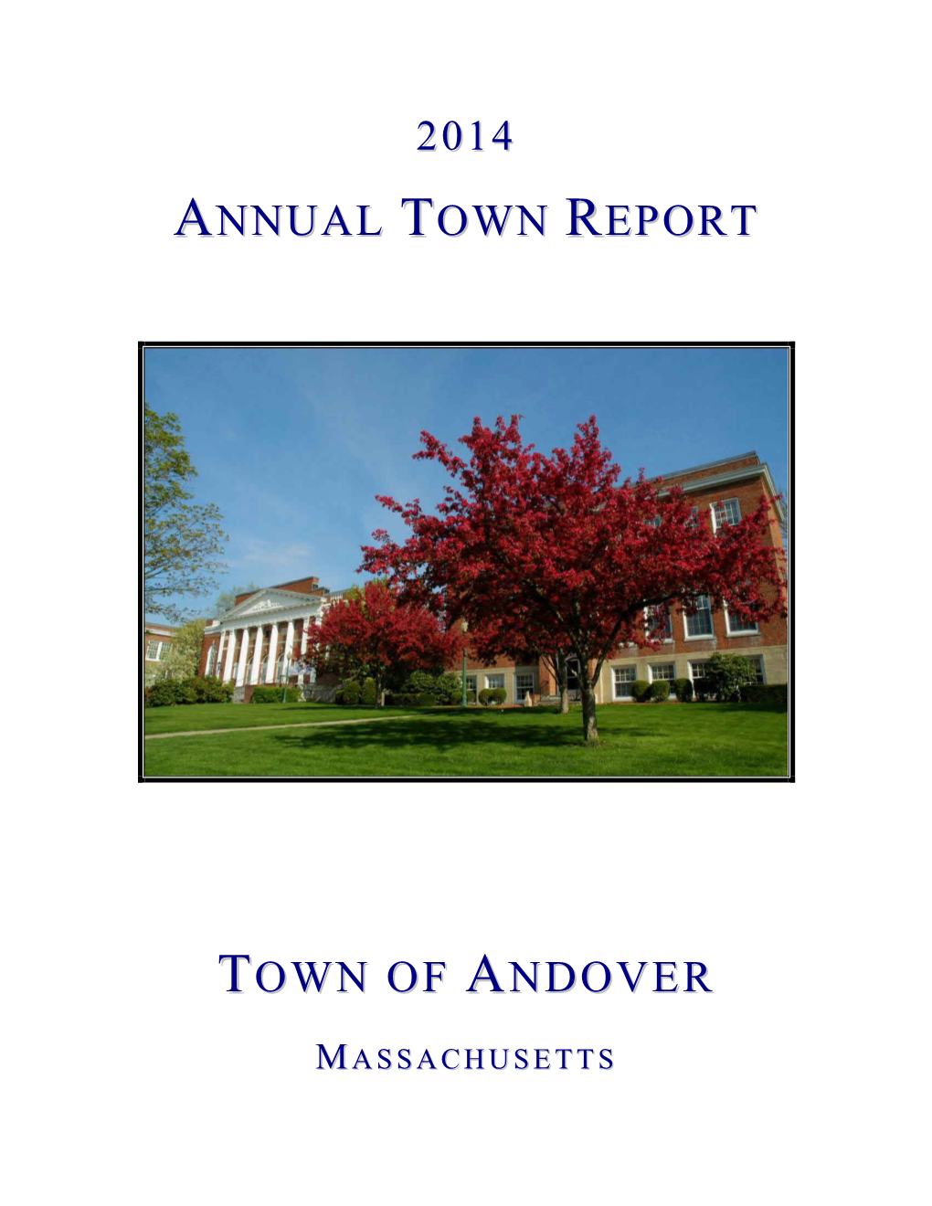 2014 Annual Town Report