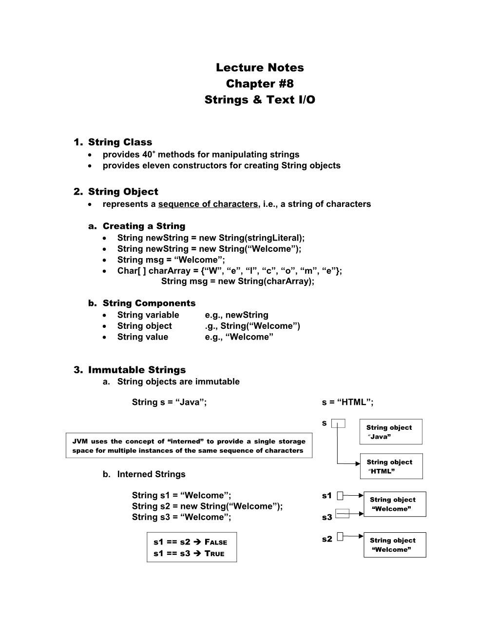 Provides 40+ Methods for Manipulating Strings