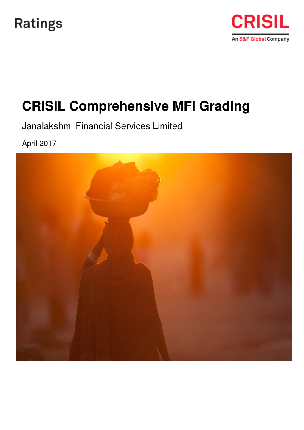 CRISIL Comprehensive MFI Grading Janalakshmi Financial Services Limited