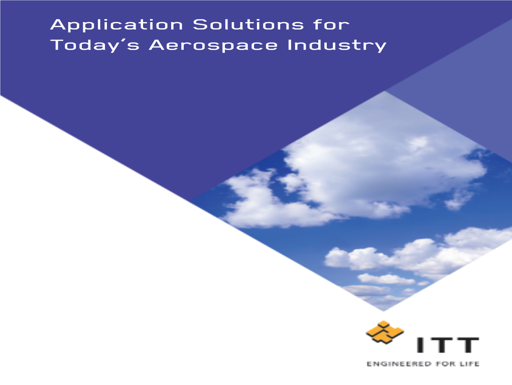 ITT Aviation Products Brochure