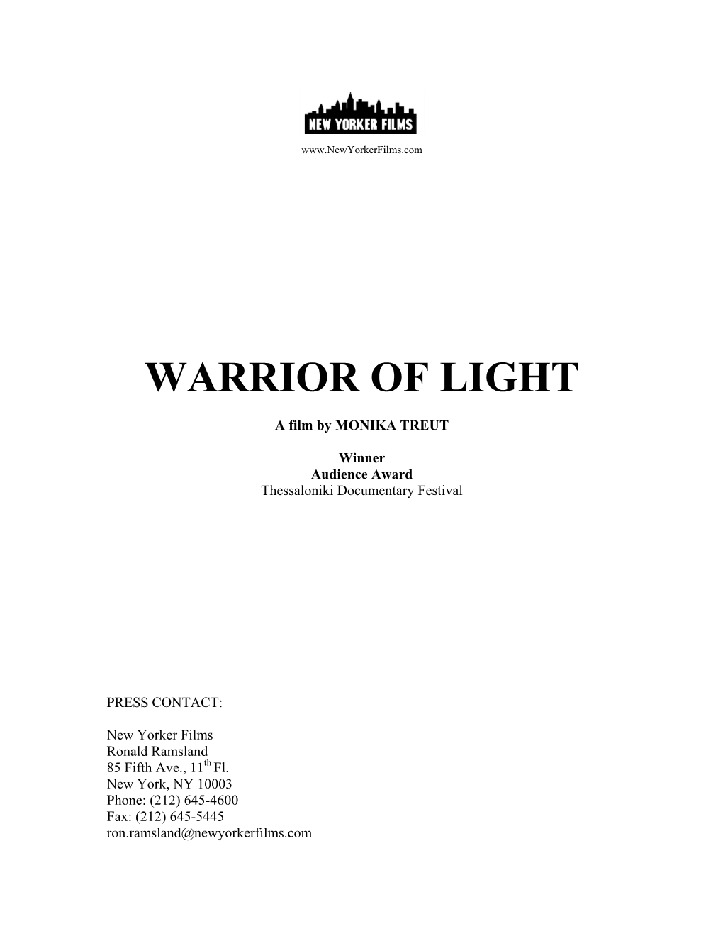 Warrior of Light