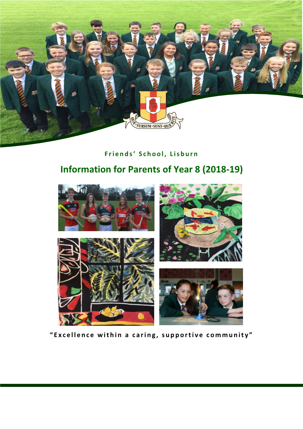 Information for Parents of Year 8 (2018-19)