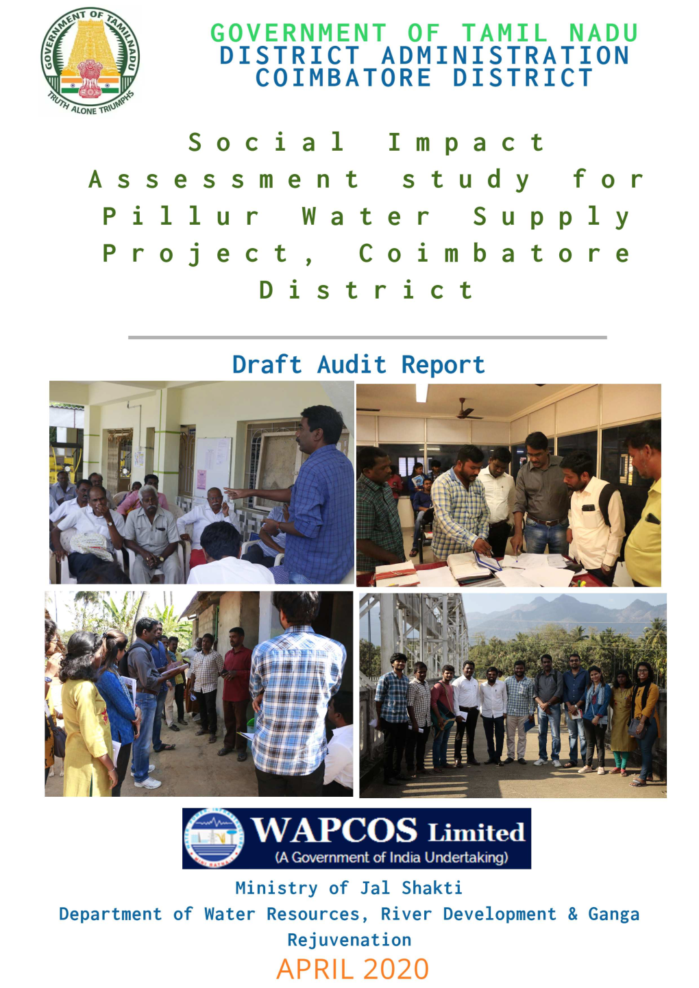 Social Impact Assessment Study for Pillur Water Supply Project, Coimbatore District