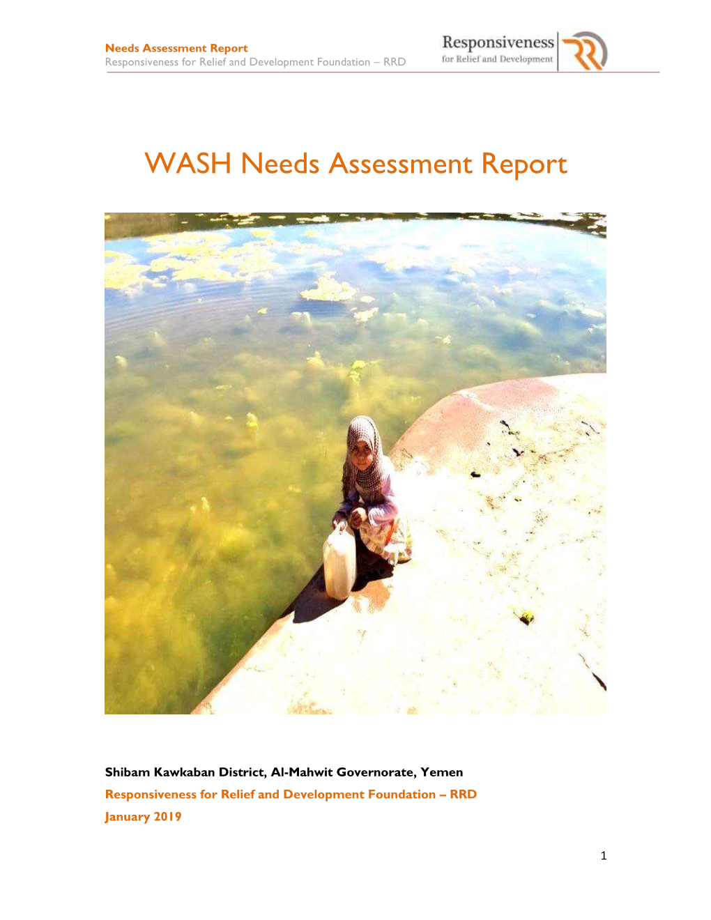 WASH Needs Assessment Report