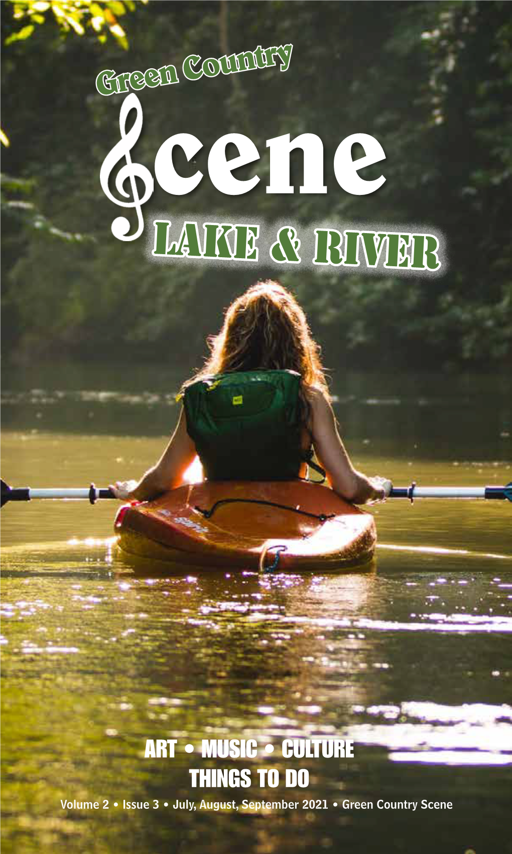 Green Country Scene | Lake & River