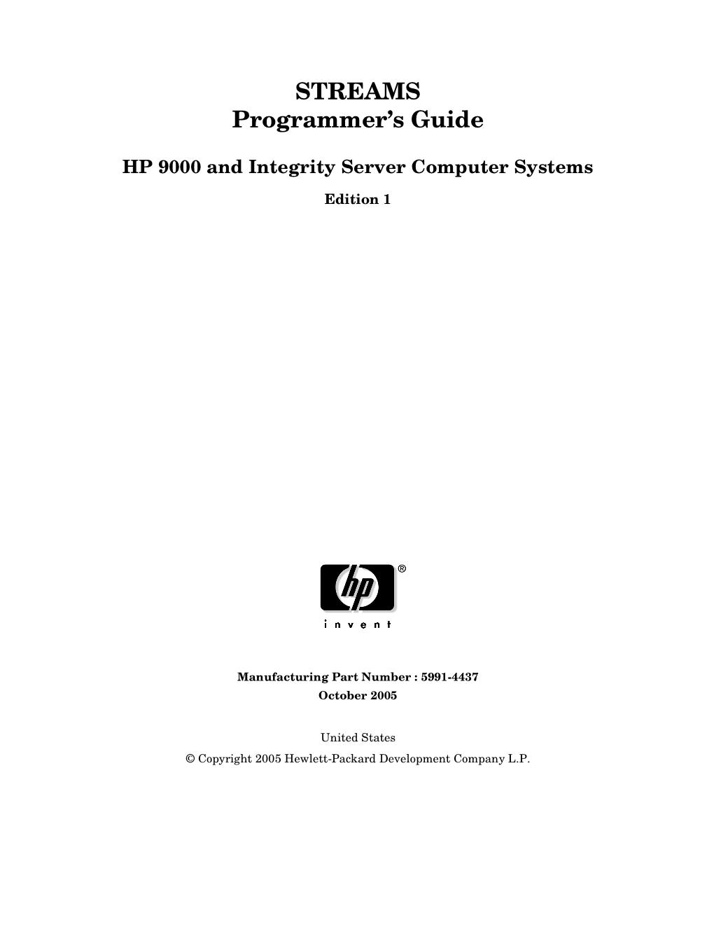 STREAMS Programmer's Guide