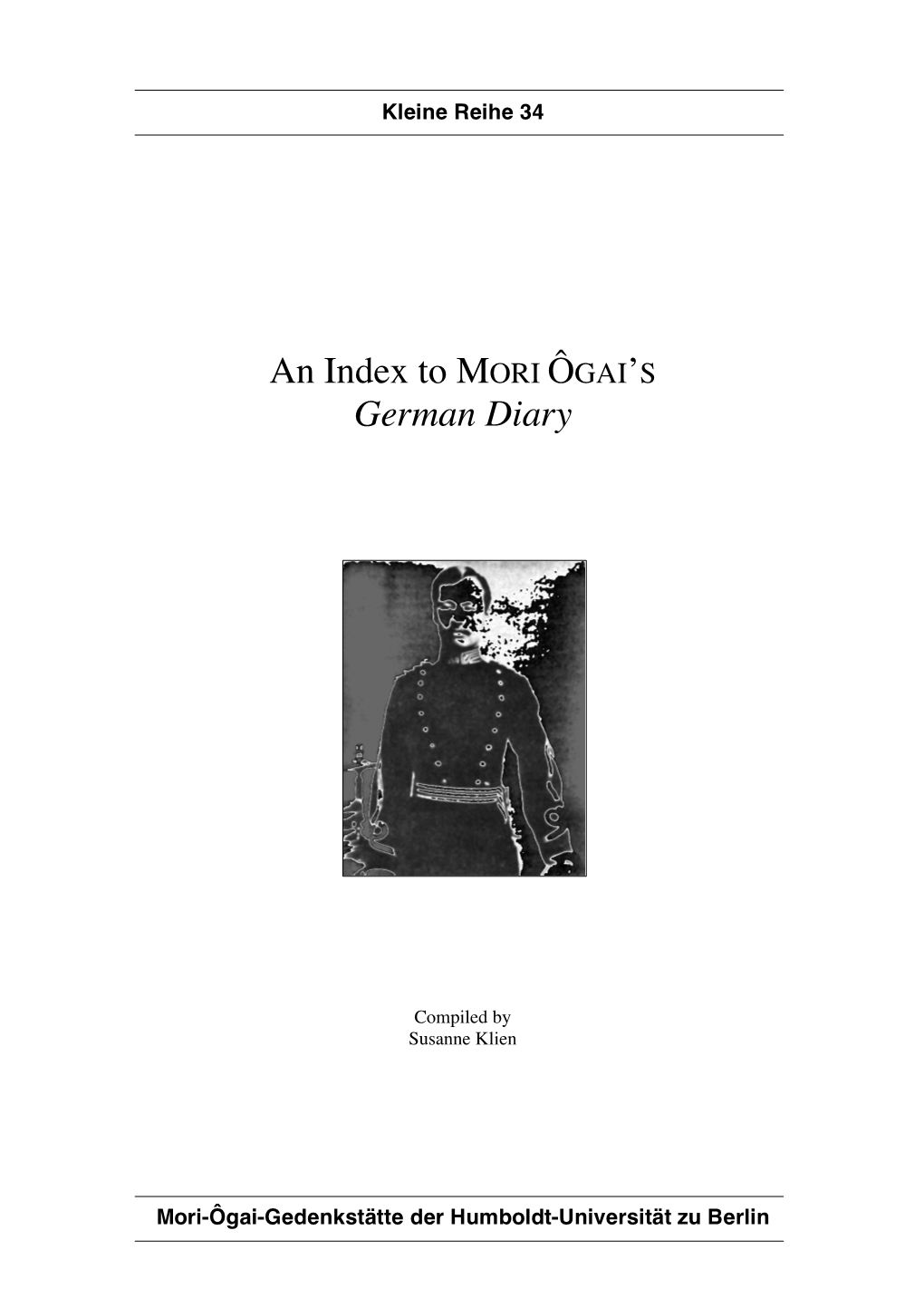 An Index to Mori Ôgai's