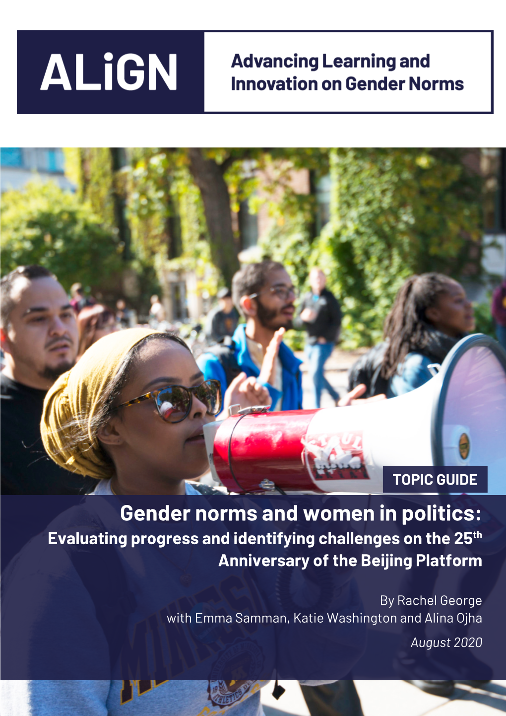 Gender Norms and Women in Politics: Evaluating Progress and Identifying Challenges on the 25Th Anniversary of the Beijing Platform