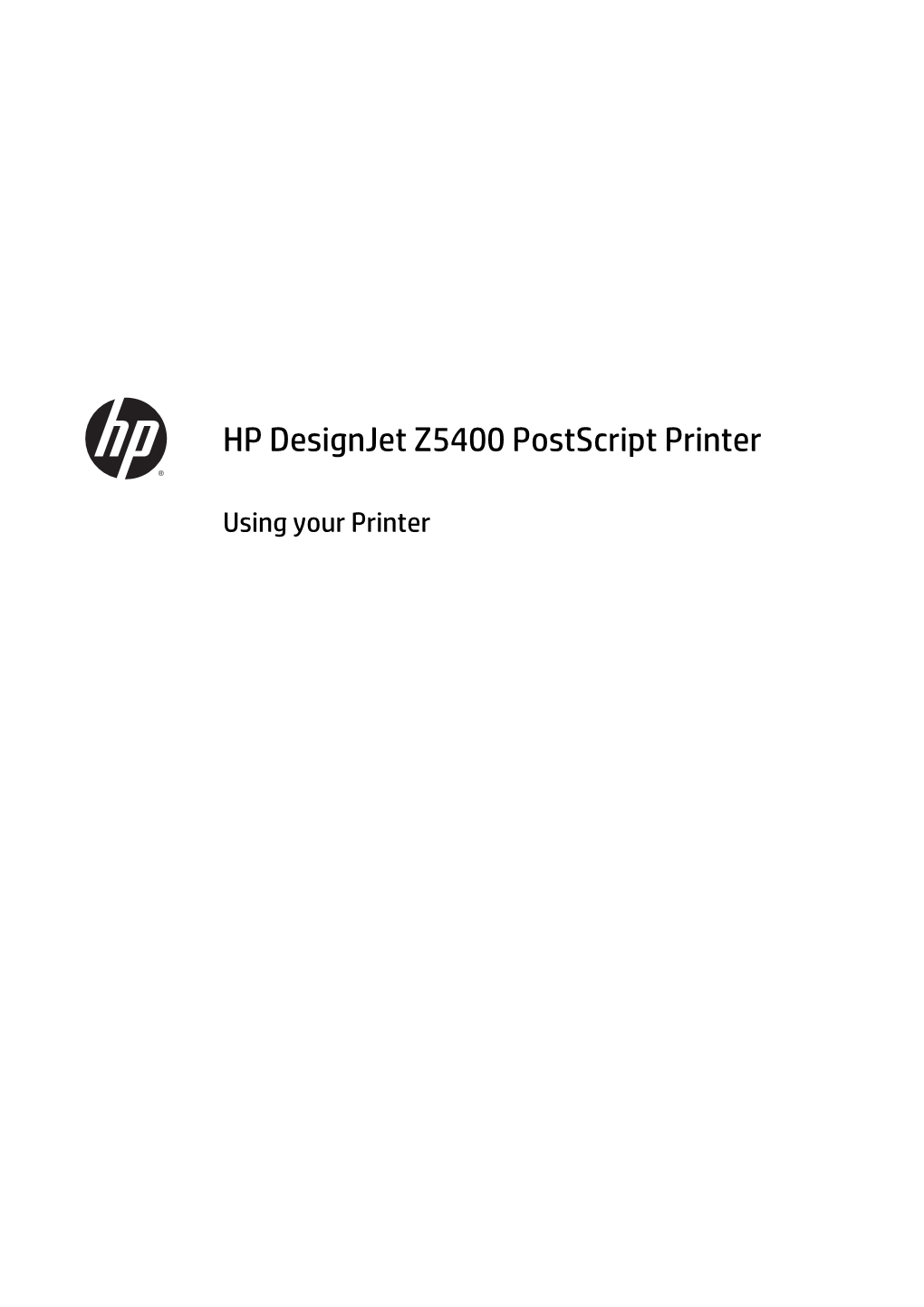 HP Designjet Z5400 Postscript Printer