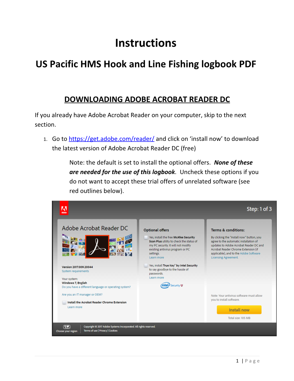 US Pacific HMS Hook and Line Fishing Logbook PDF