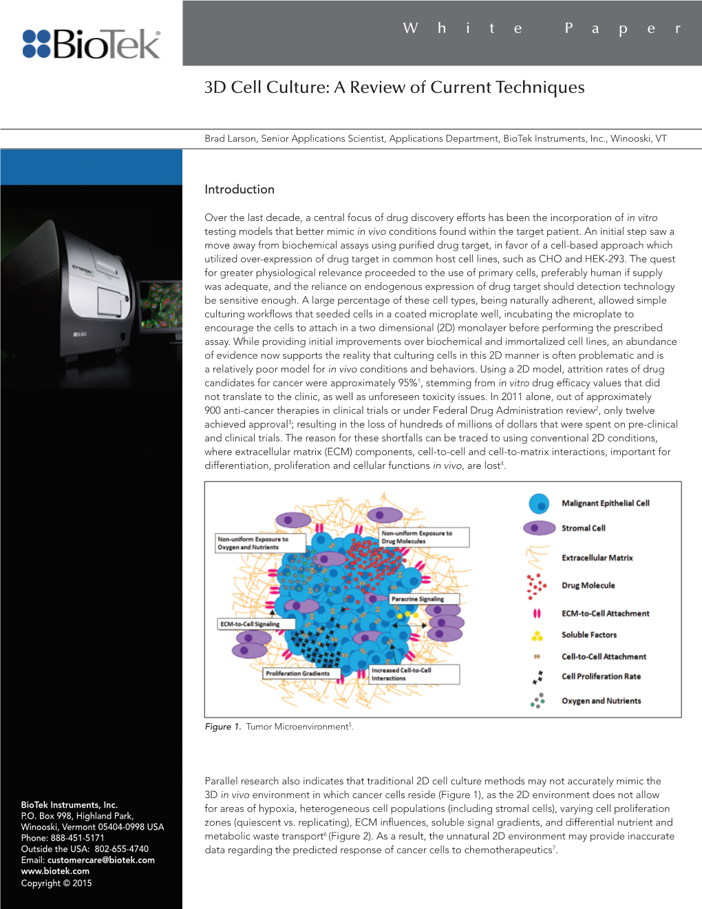 3D Cell Culture: a Review of Current Techniques