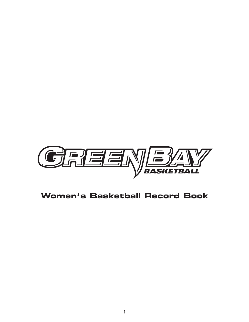 Women's Basketball Record Book