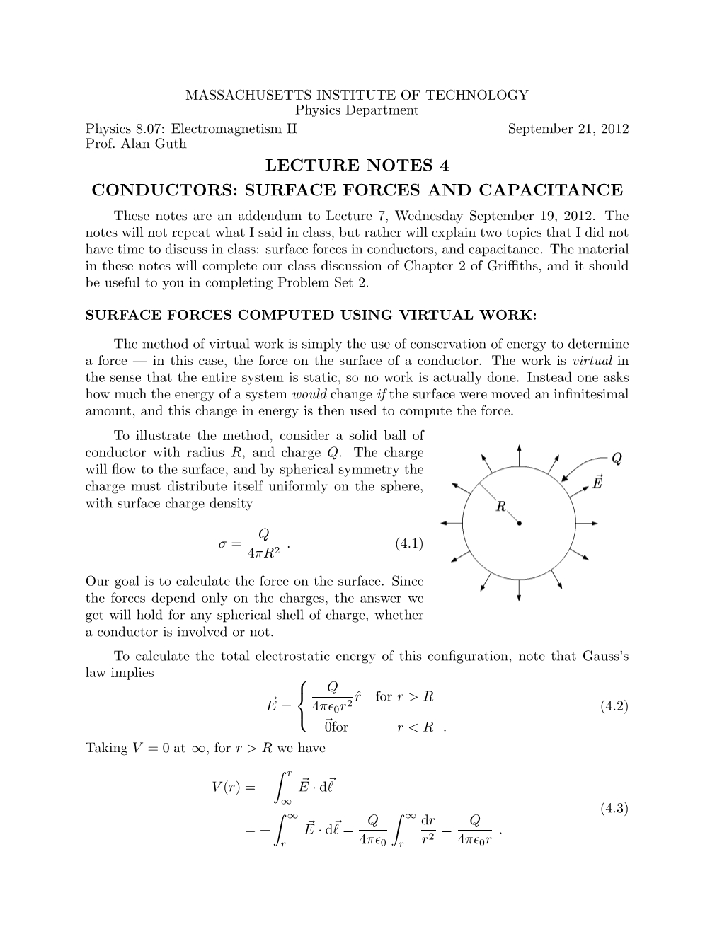 Electromagnetism II, Lecture Notes 4