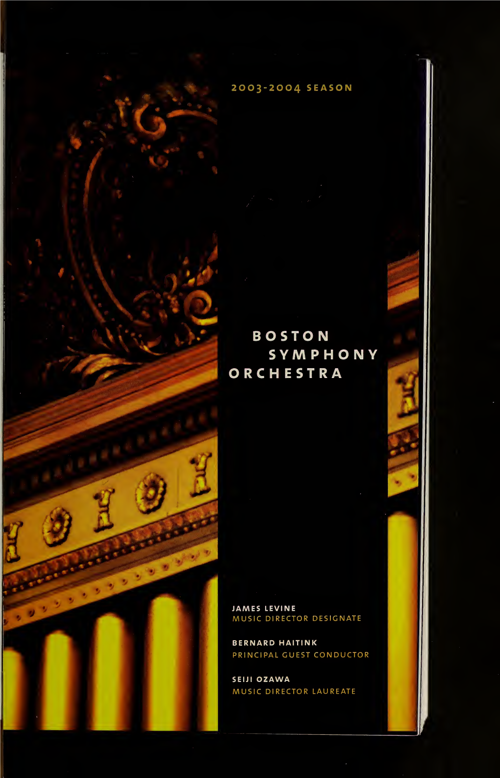 Boston Symphony Orchestra Concert Programs, Season 123, 2003-2004