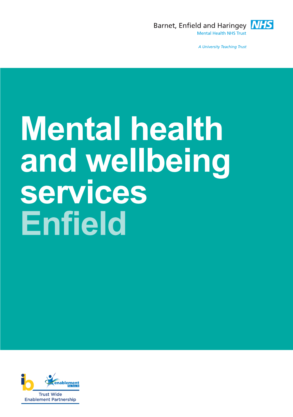 Mental Health and Wellbeing Services Enfield