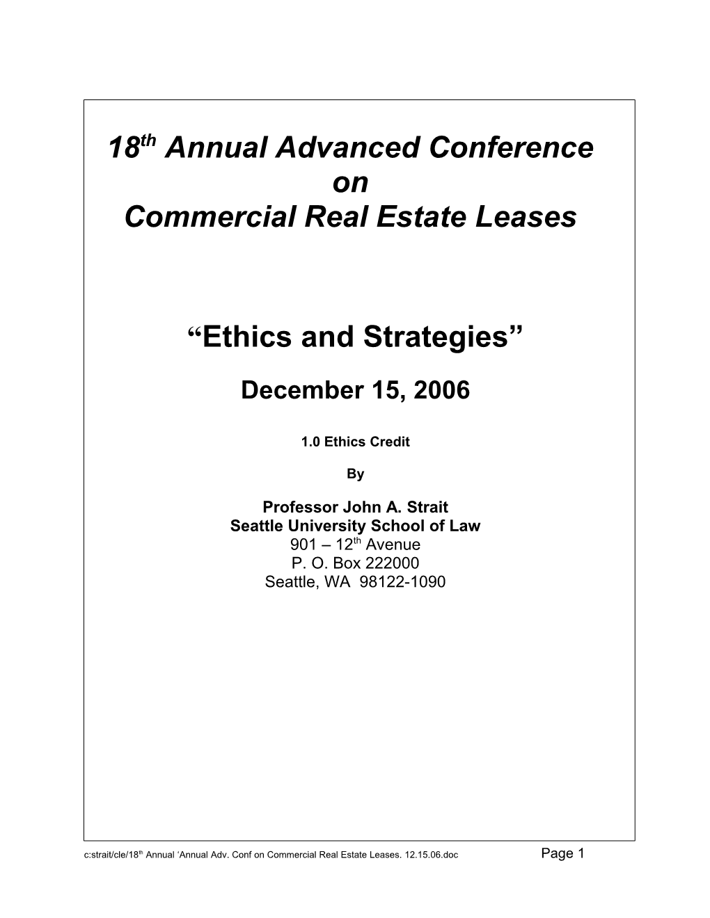 Commercial Real Estate Leases s1