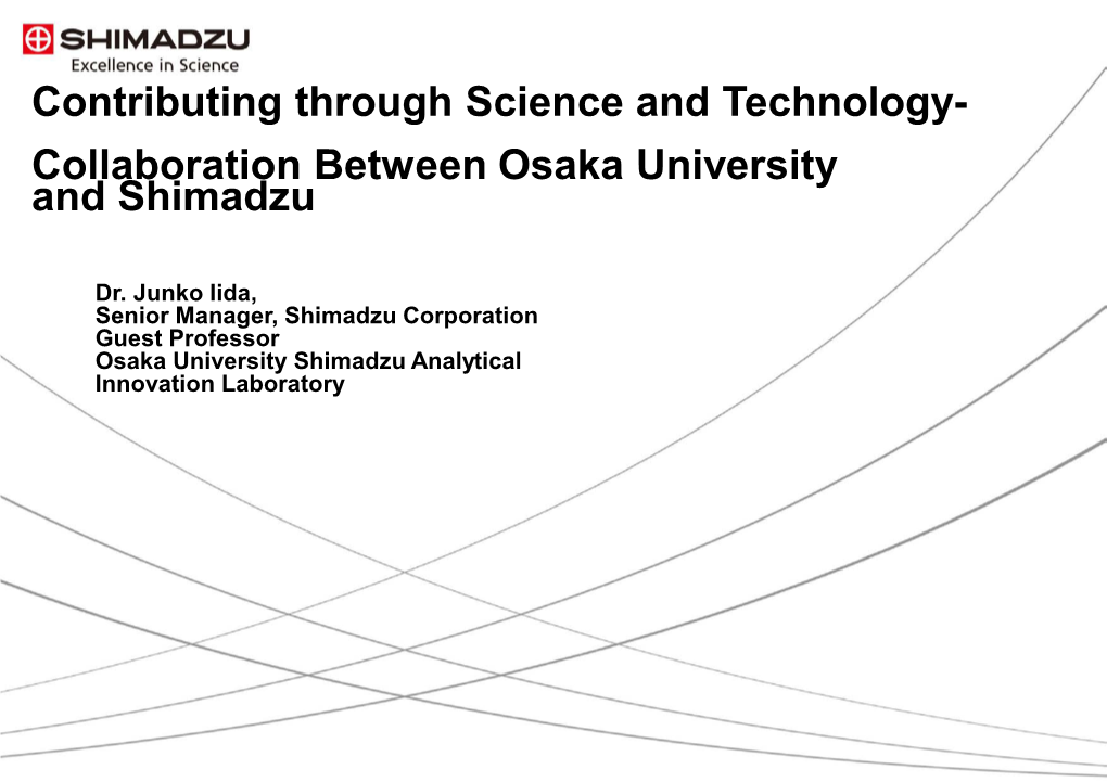 Contributing Through Science and Technology