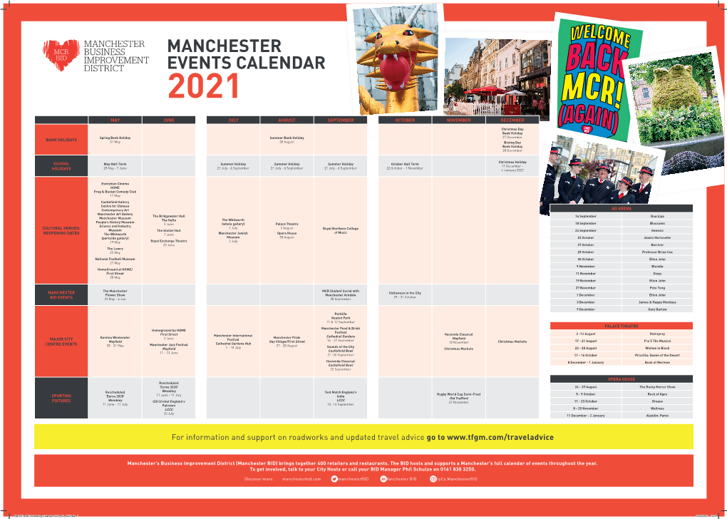 2021 Manchester City Centre Events Calendar (PDF)