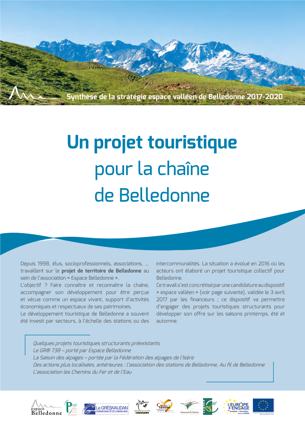 Un Projet Touristique Pour La Chaîne De Belledonne