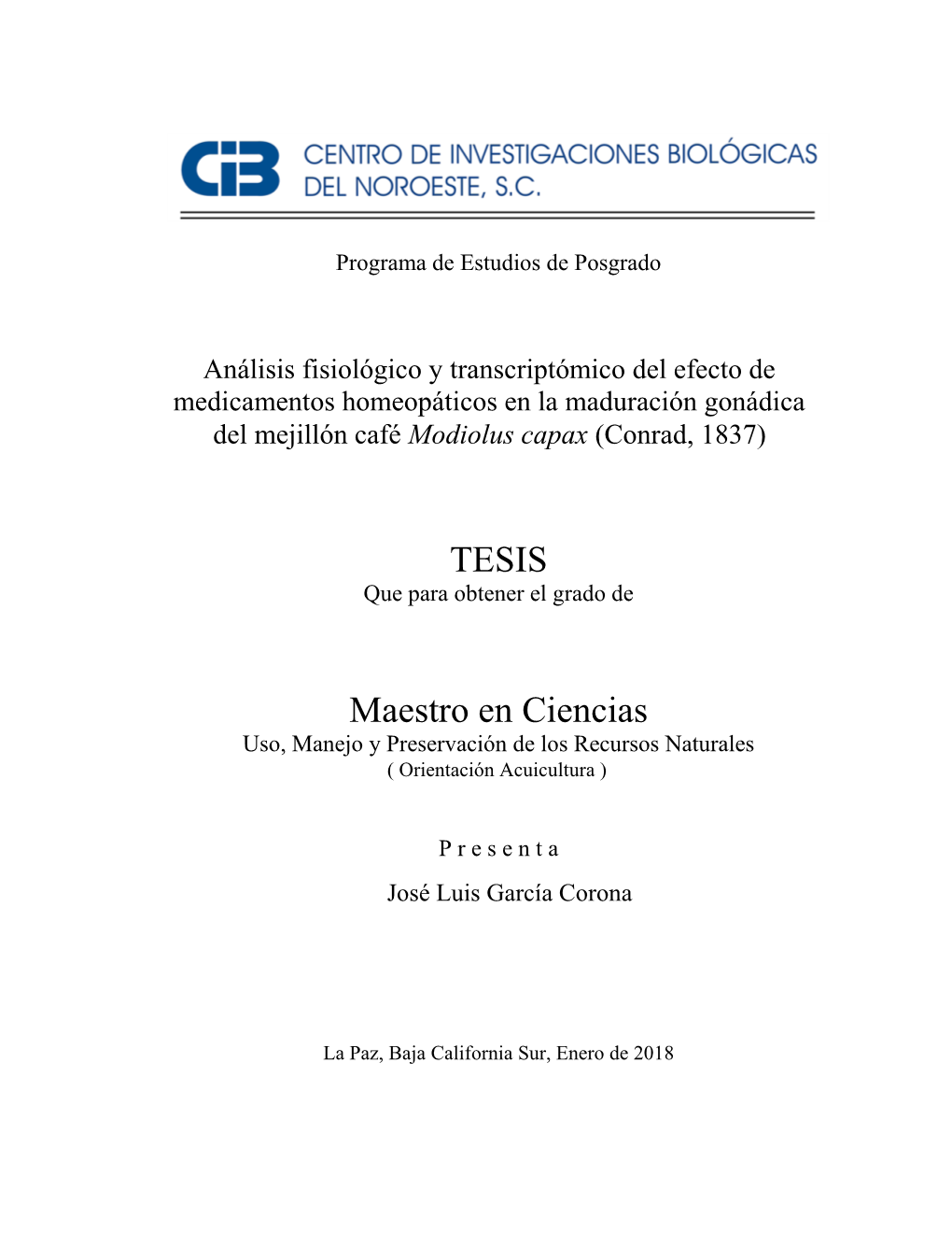 TESIS Maestro En Ciencias