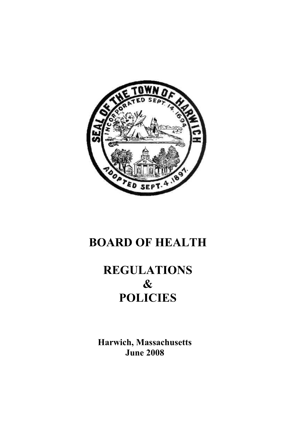 Board of Health Regulations & Policies