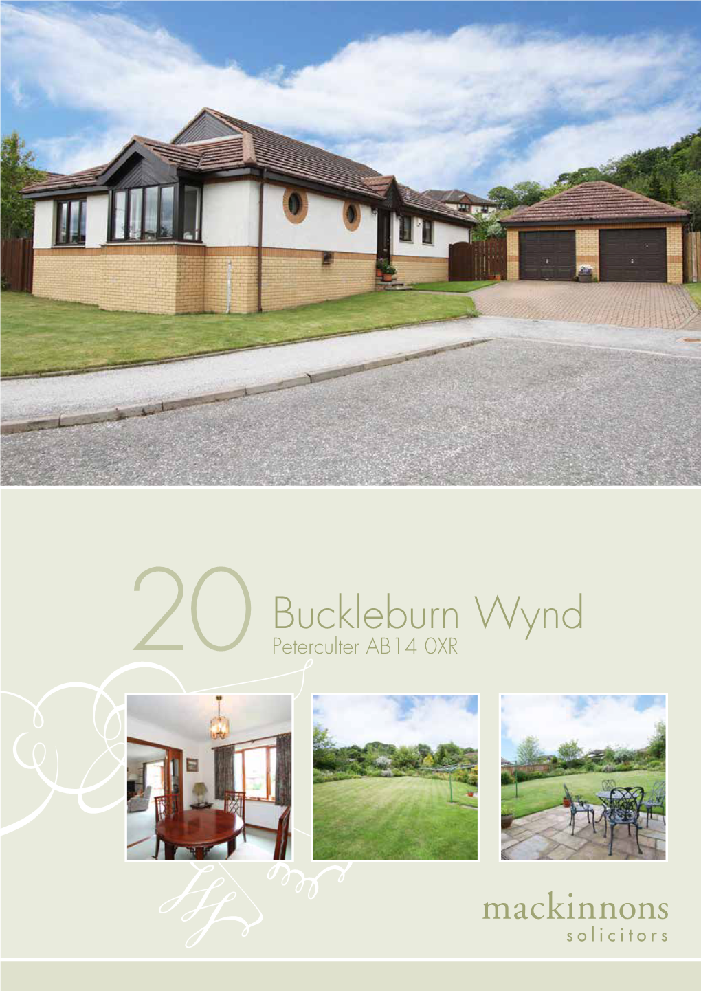 Buckleburn Wynd 20 Peterculter AB14 0XR Entry Is Via a Hardwood Exterior Door Into a Welcoming Vestibule and Hallway