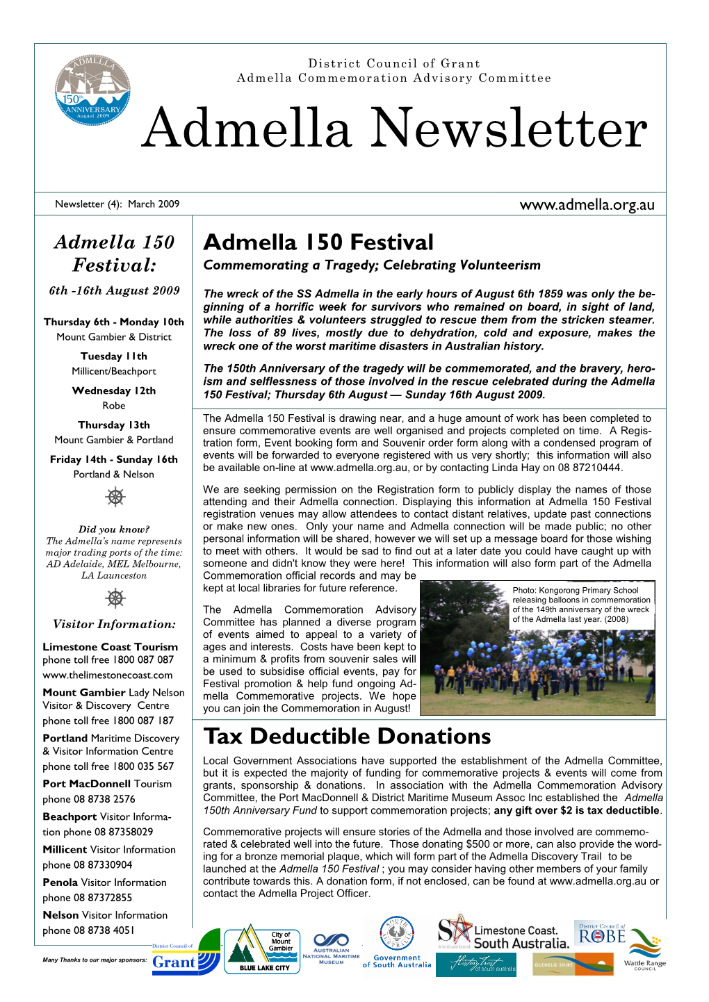 Admella Newsletter