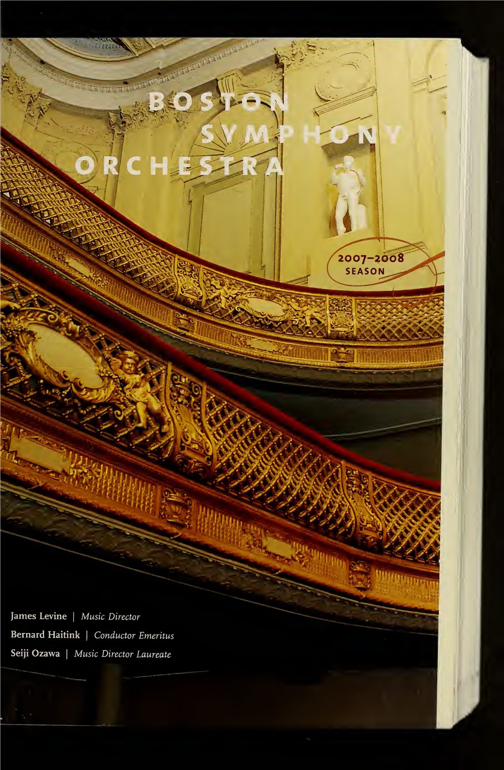 Boston Symphony Orchestra Concert Programs, Season 127, 2007-2008